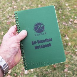 6" x 8" All Weather Notebook - Green
