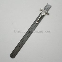 Stainless Steel 6" Pocket Ruler