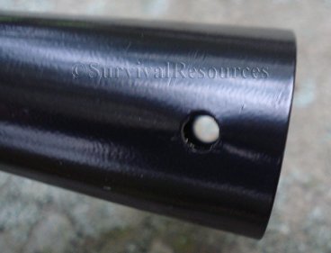 Close-up of Handle.