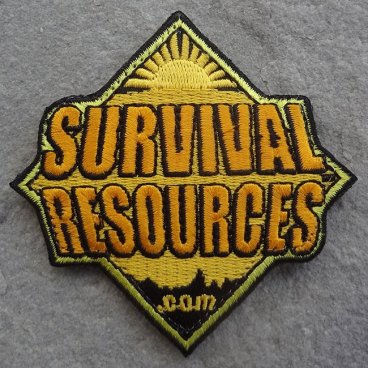 Survival Resources Patch with Velcro - Orange