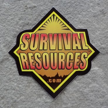 Survival Resources Stickers (4 Pack)