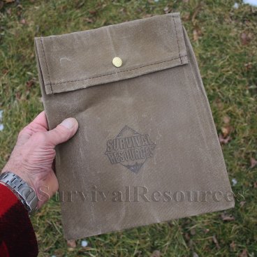 Family Bushcraft Pack Grill Pouch - Waxed Canvas
