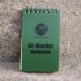 3" x 5" All Weather Notebook - Green